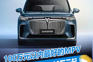 100万以内最好的MPV  全新岚图梦想家34.99万元起