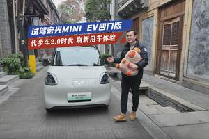 试驾宏光MINI EV四门版：上下车更方便，代步车新体验！