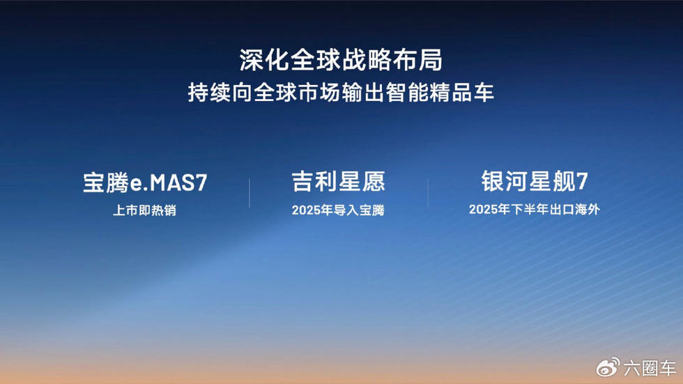 淦家阅解析吉利271万辆的年销目标：银河将推5款新车，挑战百万销量