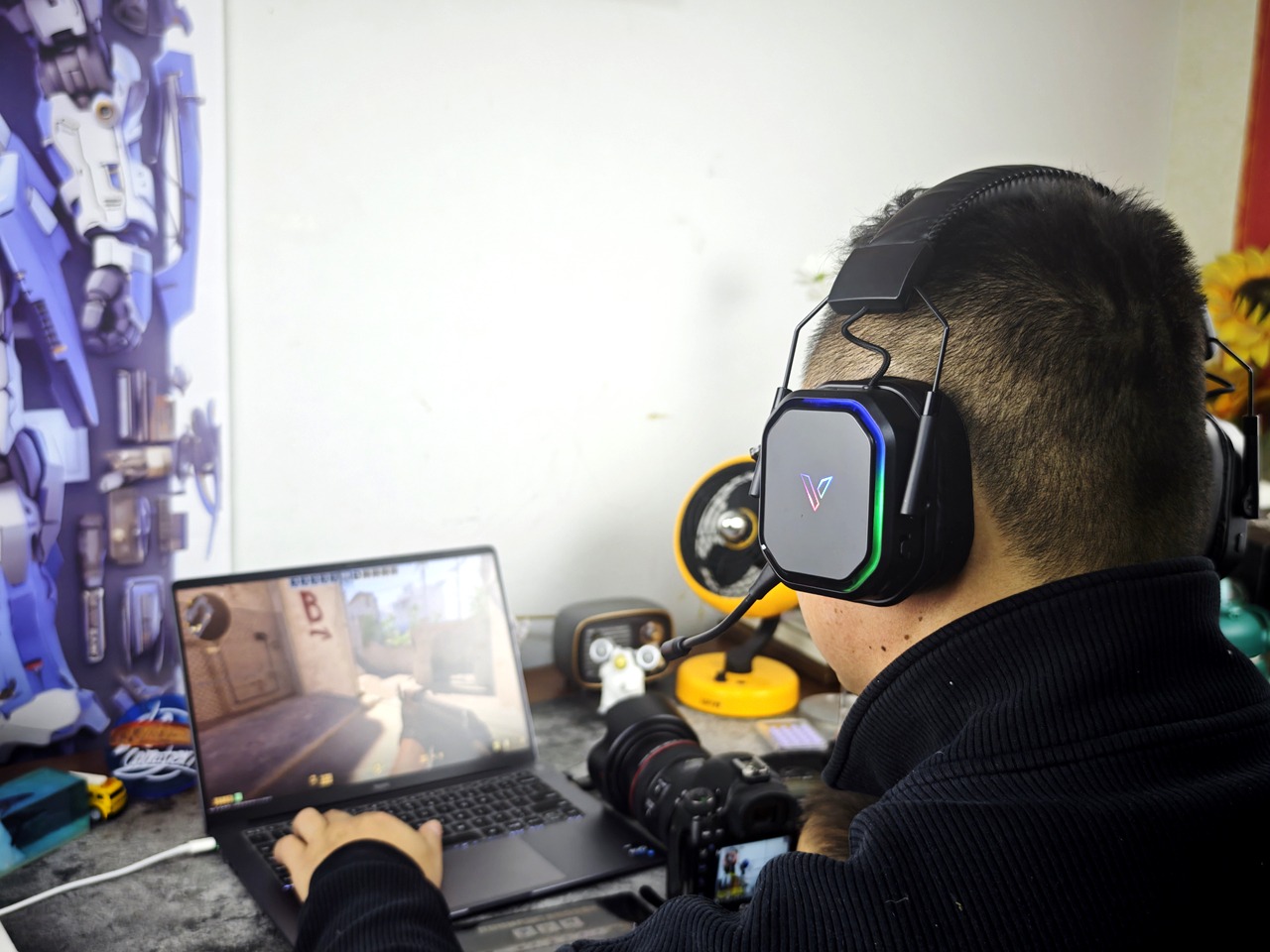 兼容多设备，电竞必备！雷柏VH850多模耳机听声辨位超神体验