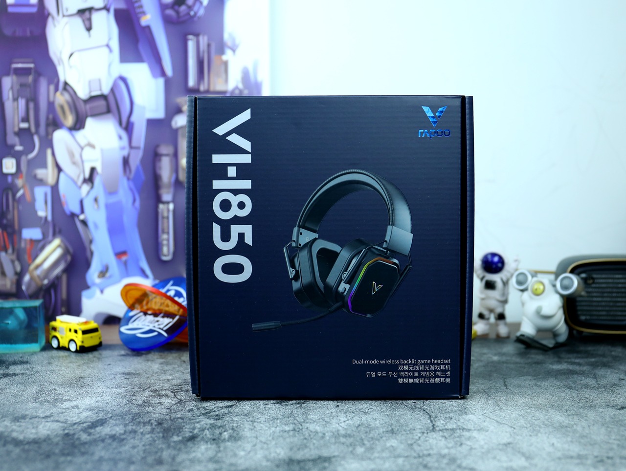 兼容多设备，电竞必备！雷柏VH850多模耳机听声辨位超神体验