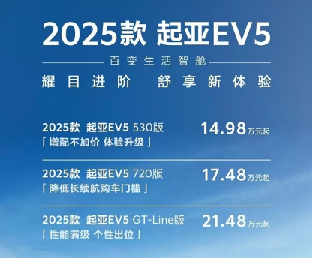 产品力美誉度双提升 2025款起亚EV5智领新能源出行新境界