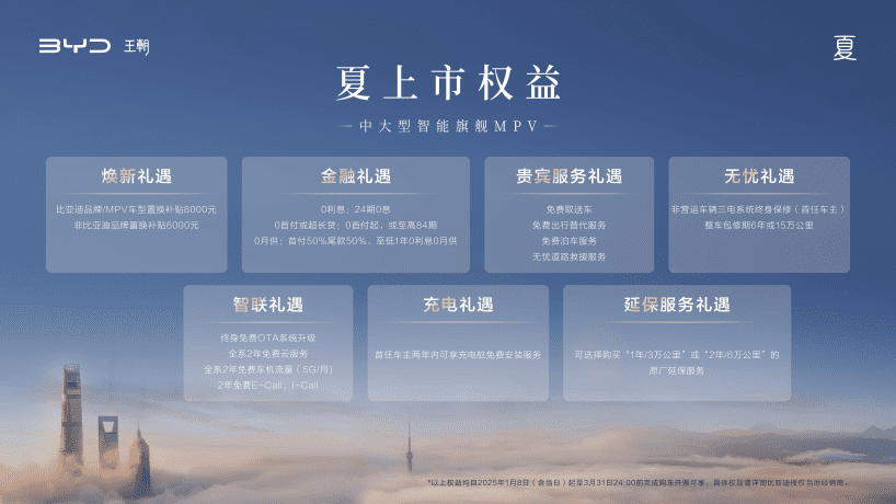 为中国品质家庭而来！比亚迪夏正式上市 24.98—30.98万元