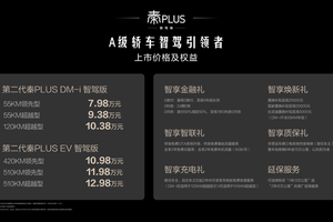 高阶智驾+第五代DM技术，第二代秦PLUS智驾版上市！