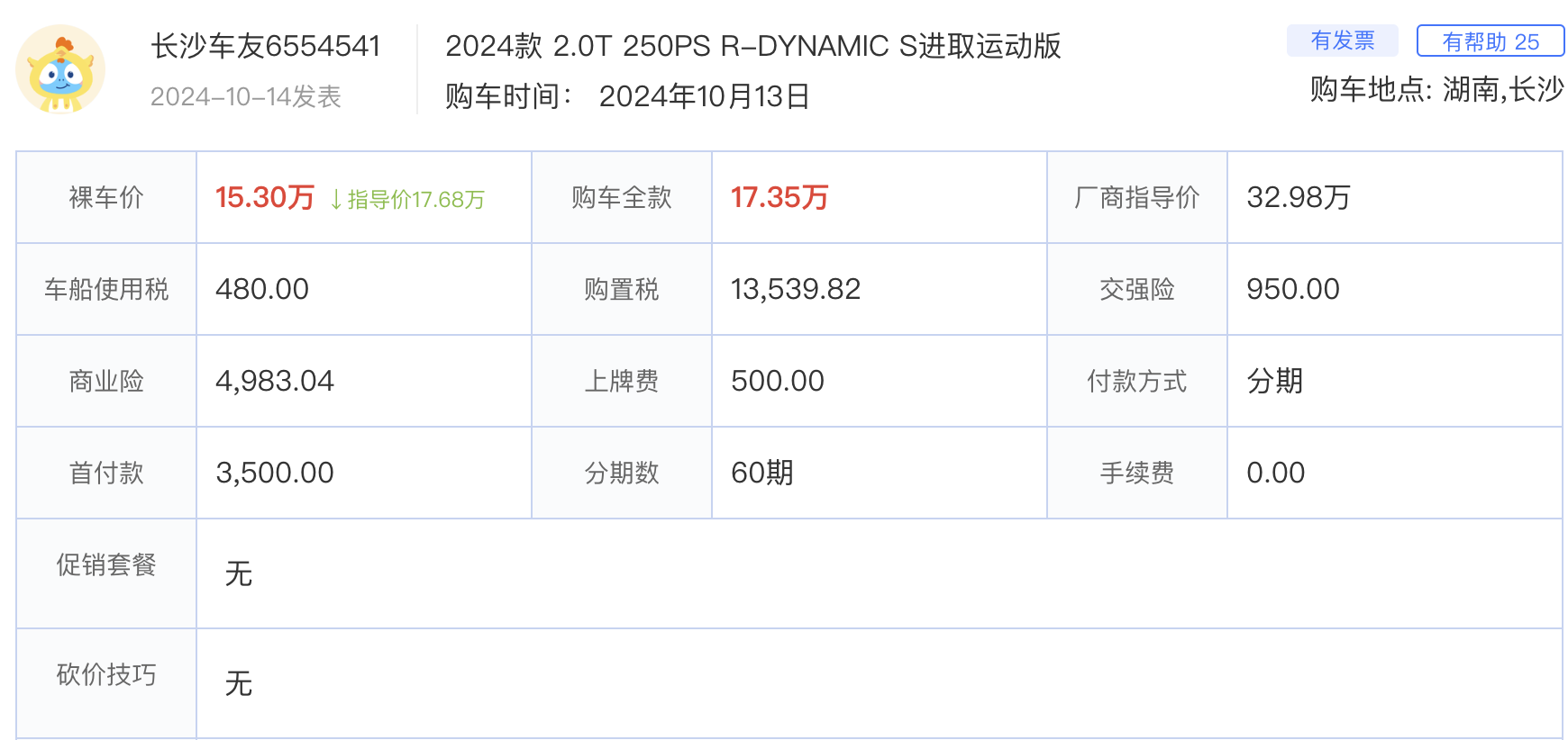 老车主直拍大腿！32.98万豪车“没落”了，2.0T+8AT现在卖14万多