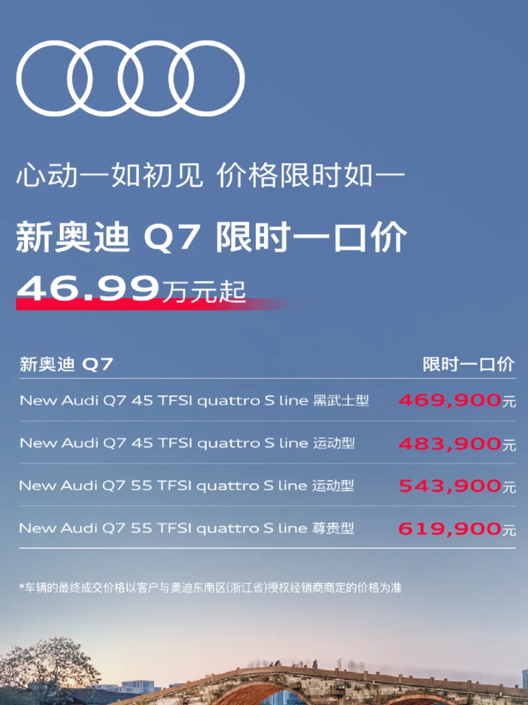 网传46.39万起？ 奥迪Q7大降价是真的吗？真相是更低