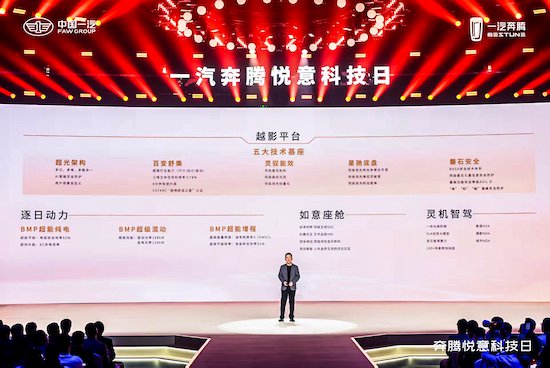 一汽奔腾悦意科技日温暖启幕