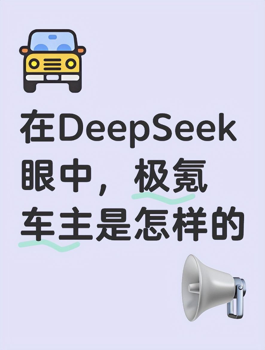 原来在DeepSeek眼中，极氪车主是这样的