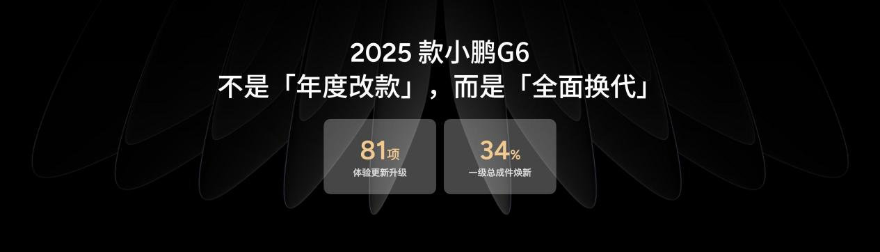 颠覆行业惯例，六项全能纯电轿跑SUV 2025款小鹏G6越级换代