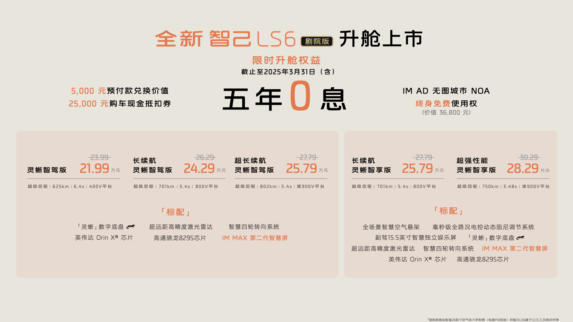 AI、车载娱乐升级是重点 智己LS6剧院版正式上市