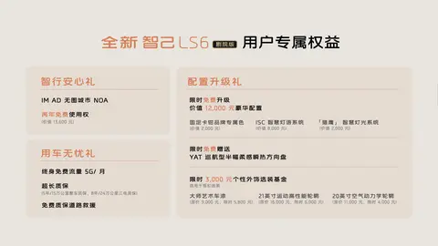 升舱不加价！全新智己LS6剧院版上市