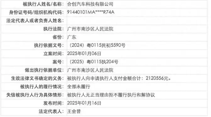 开年第一雷，合创汽车拉开2025年车圈淘汰赛大幕！