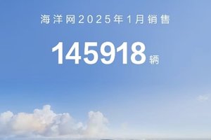 中国销冠 比亚迪25年1月销售30 万台