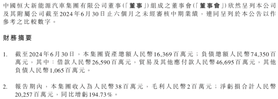 5年亏1108亿！高管被抓，“烂尾”的恒大汽车还在找投资者？