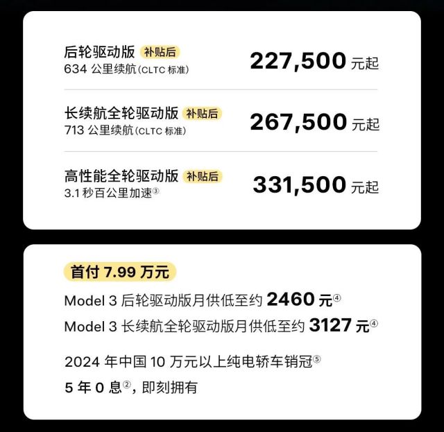 特斯拉狂降3.2万迎历史低价、小鹏“0”元提车、理想降8000…车市价格战开打