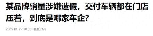 回应订单量造假，乐道汽车副总裁夏庆华表示L60上市后遭人嫉恨