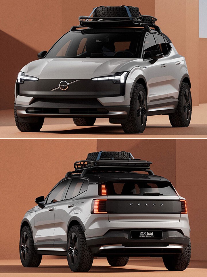 2024销量增长，沃尔沃EX60新车预告，好料堆满？