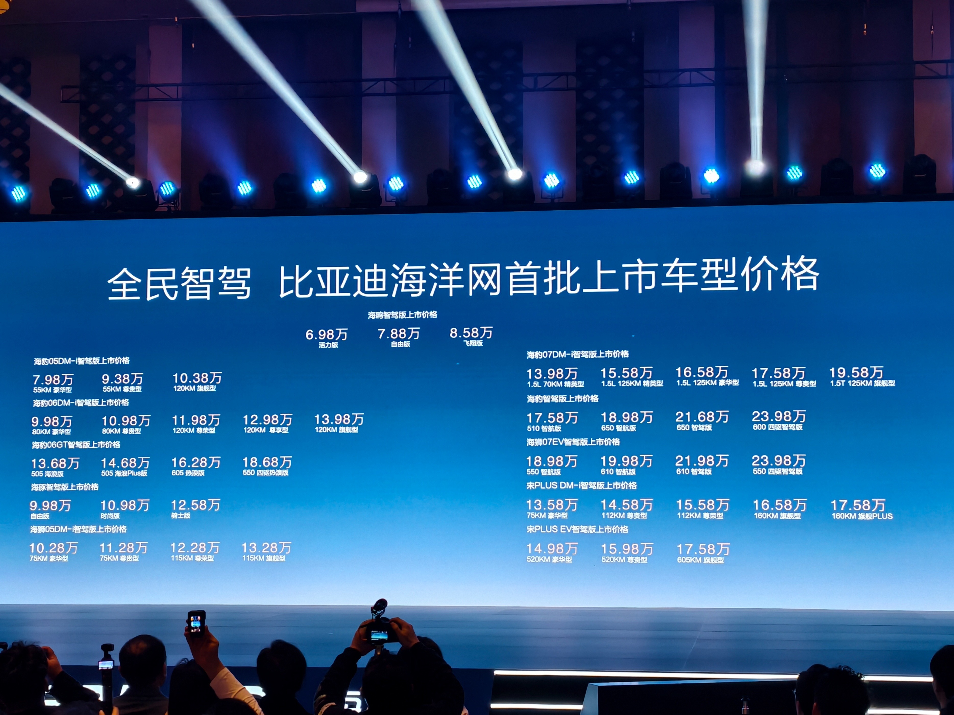 7万级即享高阶智驾，比亚迪海洋网再迎来11款智驾车型
