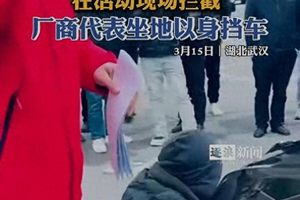 奥迪维权车主遭厂家人员拦截，恶意碰瓷被民警带走！车是啥问题？