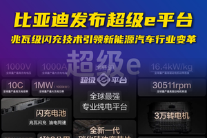 比亚迪发布超级e平台：兆瓦级充电技术引领新能源汽车行业变革