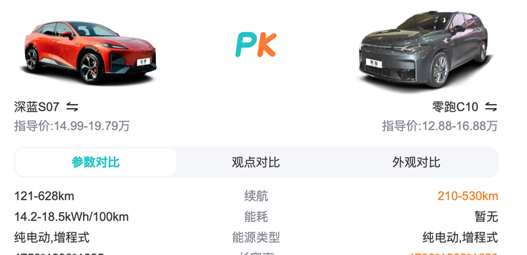 零跑C10和深蓝S07，十五万预算谁更香？