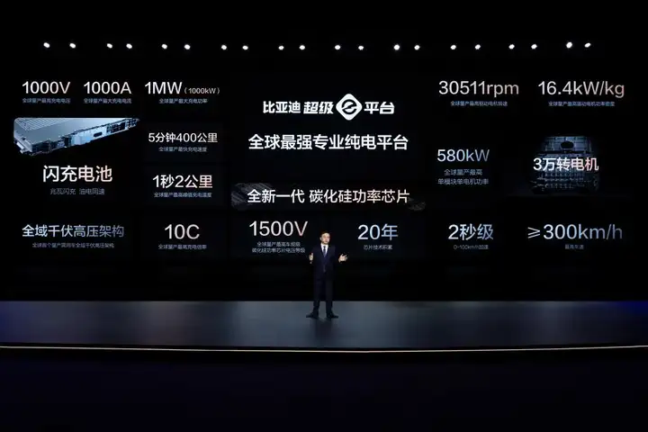 800伏过时啦？BYD超级e平台+汉L唐L杀入“千伏时代”