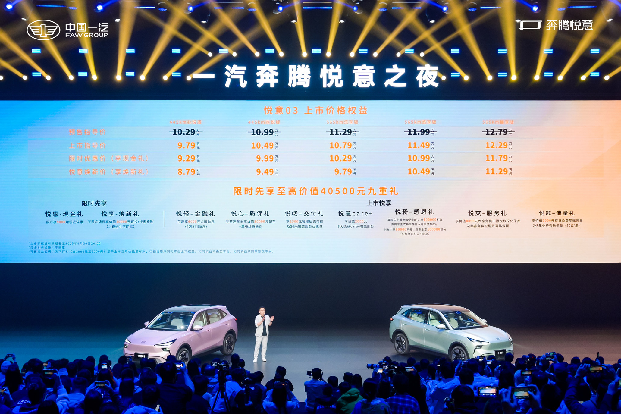 限时红包价9.29万起，起步即高配！一汽奔腾悦意03诚意上市