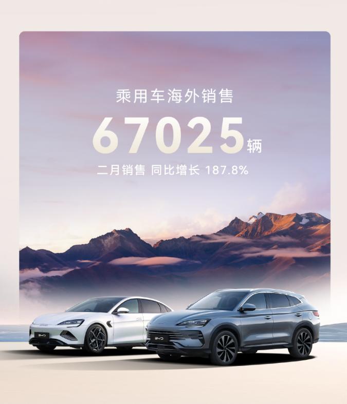 比亚迪2月再夺销量第一，智驾的含金量还在提升！