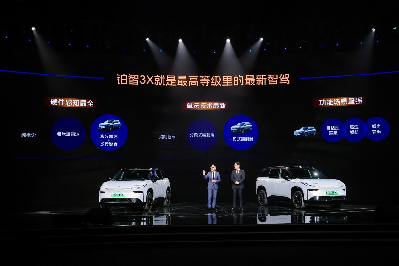 丰田10万级纯电SUV 铂智3X将智能纯电性价比拉满