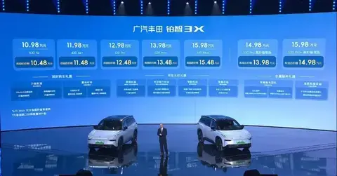 【E汽车】售价10.98-15.98万元 广汽丰田铂智3X正式上市