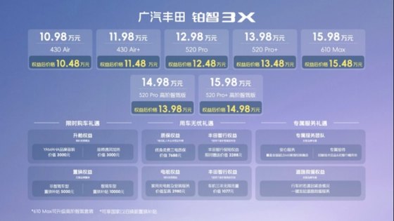 14万级激光雷达高阶智驾第一车！铂智3X正式上市