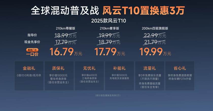 超长续航旗舰电混SUV——2025款风云T10于奇瑞“混动之夜”尊耀上市