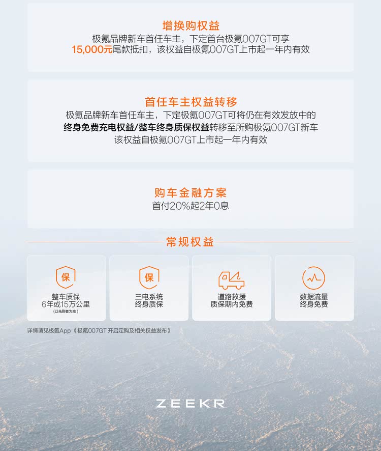 限时权益价19.99万起 就是要猎装范儿 极氪007GT正式上市