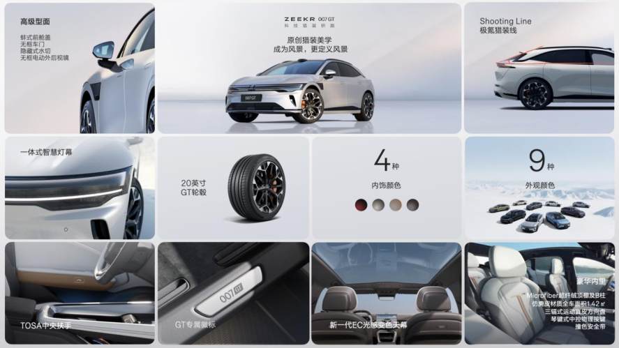 极氪007GT上市20.29万元起 极氪开启“全球豪华科技品牌”2.0时代