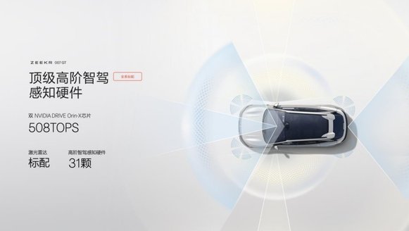 2.95秒破百 标配激光雷达 极氪007GT售价20.29万元起
