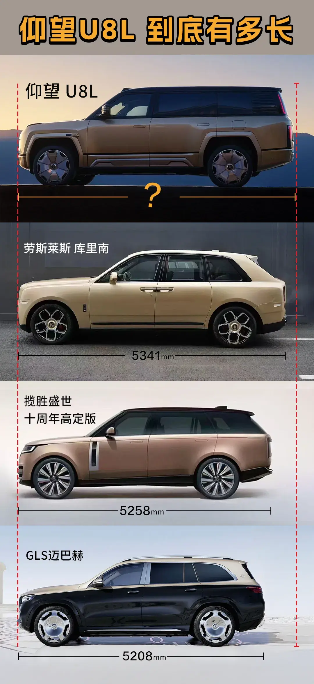 仰望U8L将亮相2025上海车展 车长或为5632mm 弱化运动强调奢华
