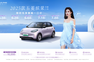 限时先享置换一口价5.38万元起，2025款五菱缤果携手代言人孟子义缤纷上市！