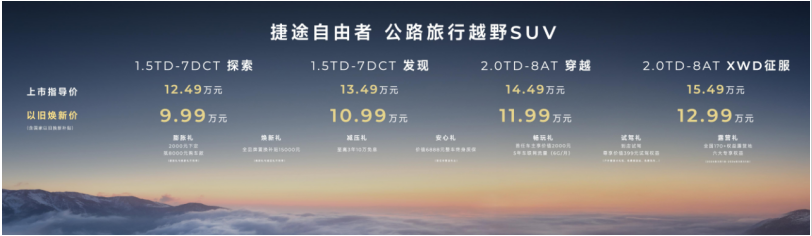 捷途方盒子家族再添爆款！捷途自由者12.49万起重庆区域上市
