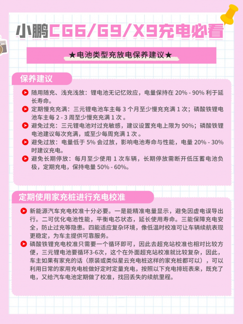 小鹏G6/G9/X9充电必看！建议收藏