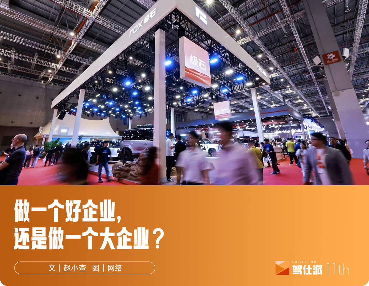 极石在上海车展，活得还挺好