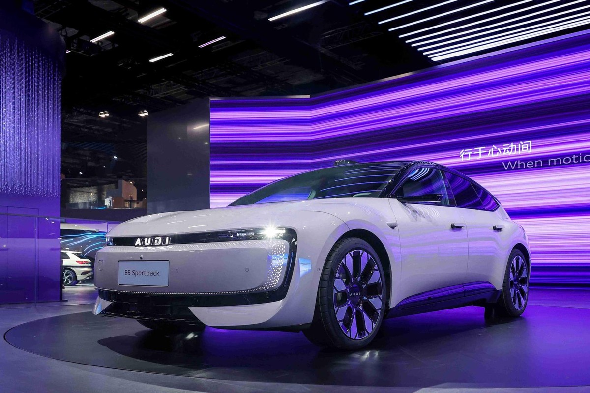 奥迪E5 Sportback上海车展首秀BBA里玩电动，还得看奥迪的"老底子"！