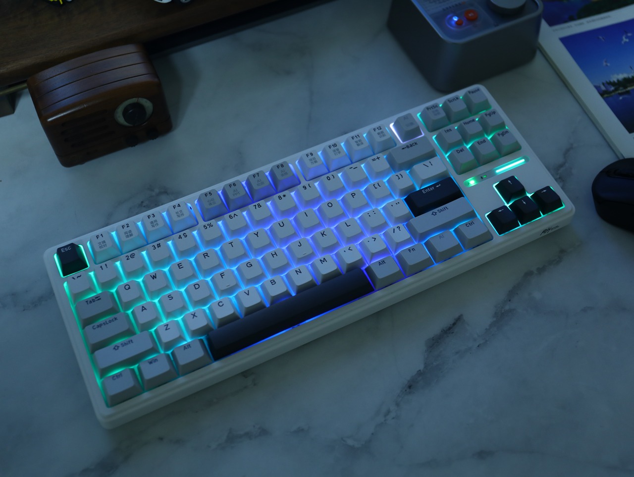 RK87PRO AI 四模机械键盘：会思考的键盘，打工人的职场开挂神器