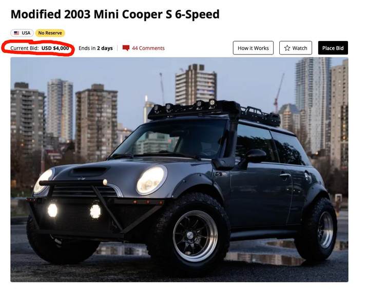 谁说小MINI不能越野，这样的改装你们喜欢吗？