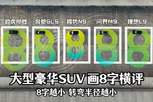 汽车转弯半径对比测试