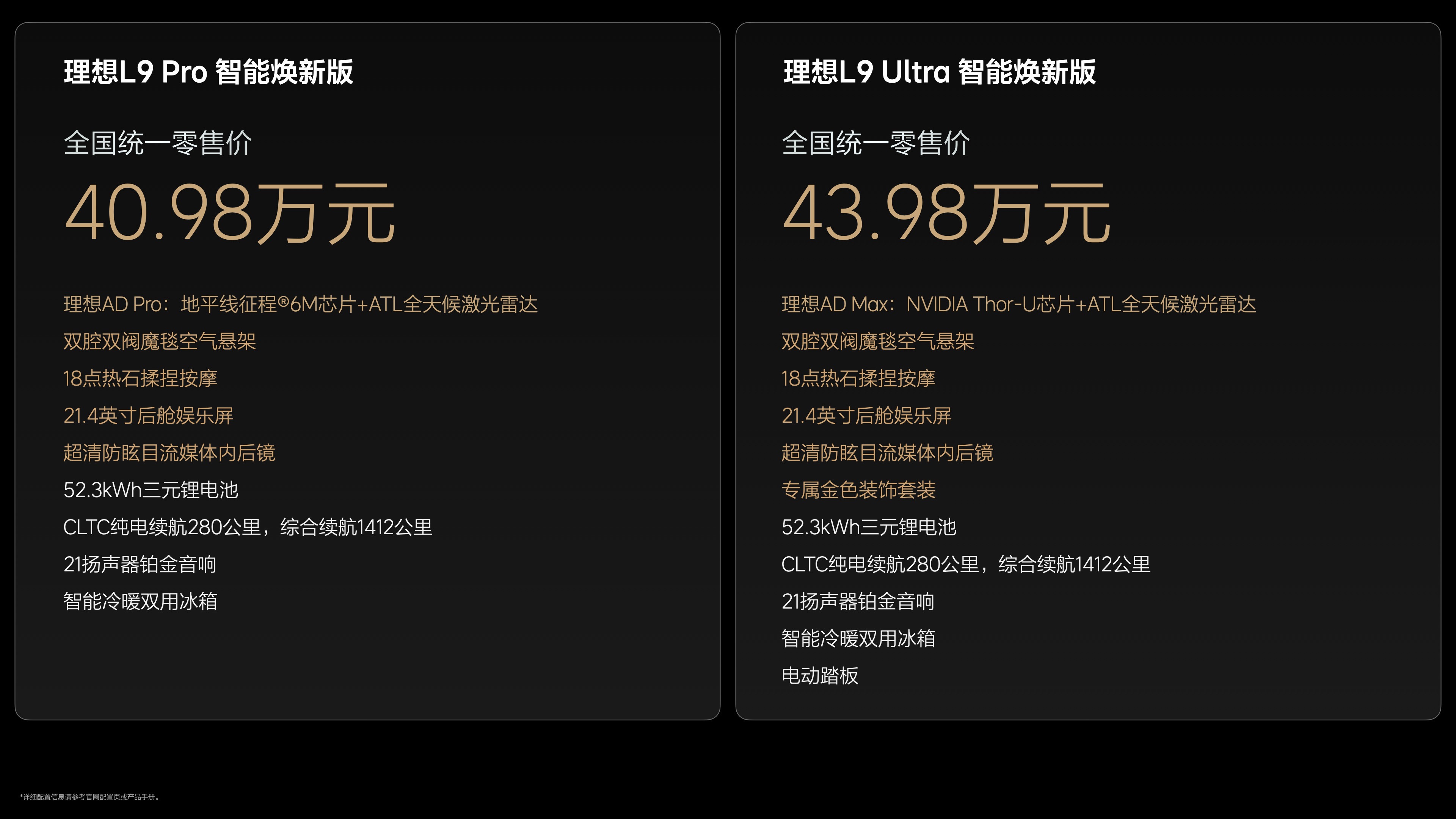 理想L智能焕新版上市 售价保持不变 辅助驾驶/底盘/配置等升级