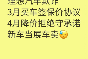 对话理想维权车主：保价承诺落空背后的"展车"迷局