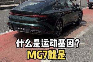 什么是运动基因？MG7就是！