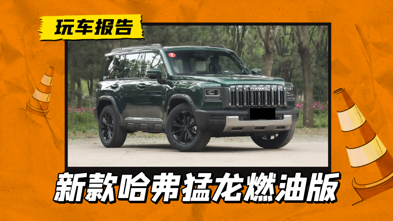 哈弗猛龙燃油版亮相，小方灯+直瀑中网，配2.0T+四驱+差速锁