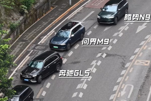 主流豪华大型SUV转弯半径比拼，腾势N9怎么做到大车拐小弯的？