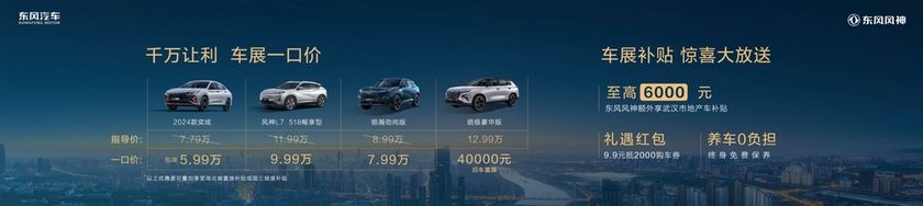东风乘用车新品齐发，自主三品牌阵容登陆华中国际车展